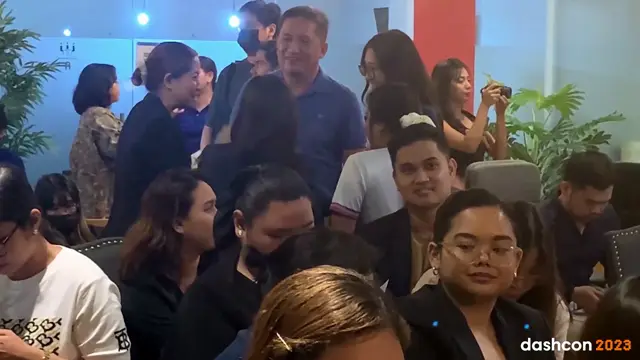 DashCon 2023 Cebu crowd seated and smiling
